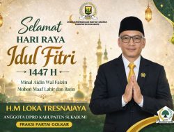 Anggota DPRD Kabupaten Sukabumi, Loka Tresnajaya Sampaikan Ucapan Selamat Idul Fitri 1447 H, Ajak Masyarakat Perkuat Silaturahmi