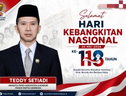 Anggota DPRD Kabupaten Sukabumi Fraksi Partai Gerindra, Teddy Setiadi Ucapkan Selamat Hari Kebangkitan Nasional
