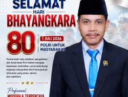 Anggota DPRD Kabupaten Sukabumi, Edi Sudrajat Ucapkan Selamat Hari Bhayangkara Ke-80