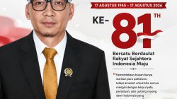 Anggota DPRD Kabupaten Sukabumi Fraksi Partai Golkar, Loka Tresnajaya Ucapkan Dirgahayu Kemerdekaan RI ke-81