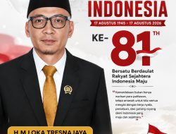 Anggota DPRD Kabupaten Sukabumi Fraksi Partai Golkar, Loka Tresnajaya Ucapkan Dirgahayu Kemerdekaan RI ke-81