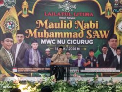 Lailatul Ijtima dan Peringatan Maulid Nabi Muhammad SAW, MWC NU Cicurug Bersama Aciber Pererat Ukhuwah Islamiyah